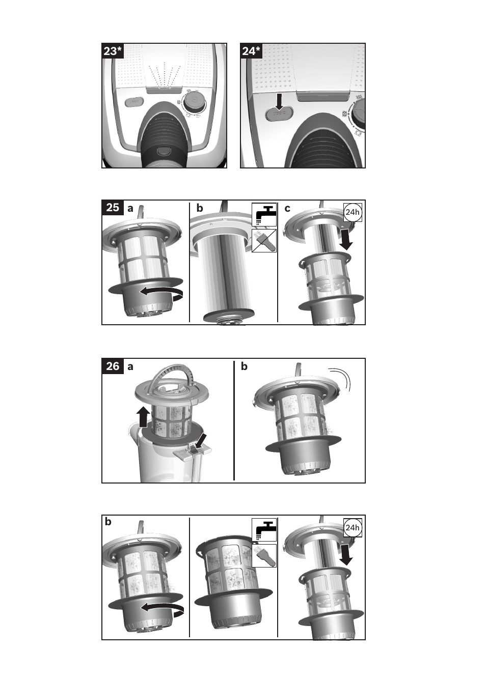 Bosch Relaxxx ProSilence66 Beutelloser Bodenstaubsauger BGS5SIL66A schwarz User Manual | Page 139 / 142