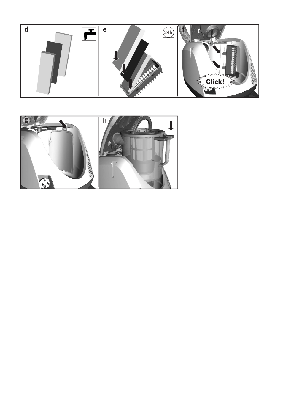 Bosch Relaxxx ProSilence66 Beutelloser Bodenstaubsauger BGS5SIL66A schwarz User Manual | Page 141 / 142