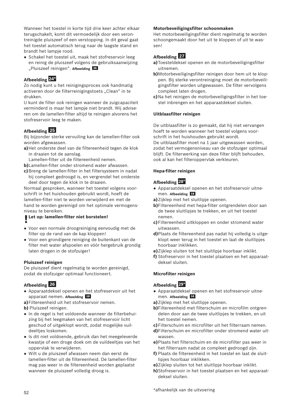 Bosch Relaxxx ProSilence66 Beutelloser Bodenstaubsauger BGS5SIL66A schwarz User Manual | Page 53 / 142