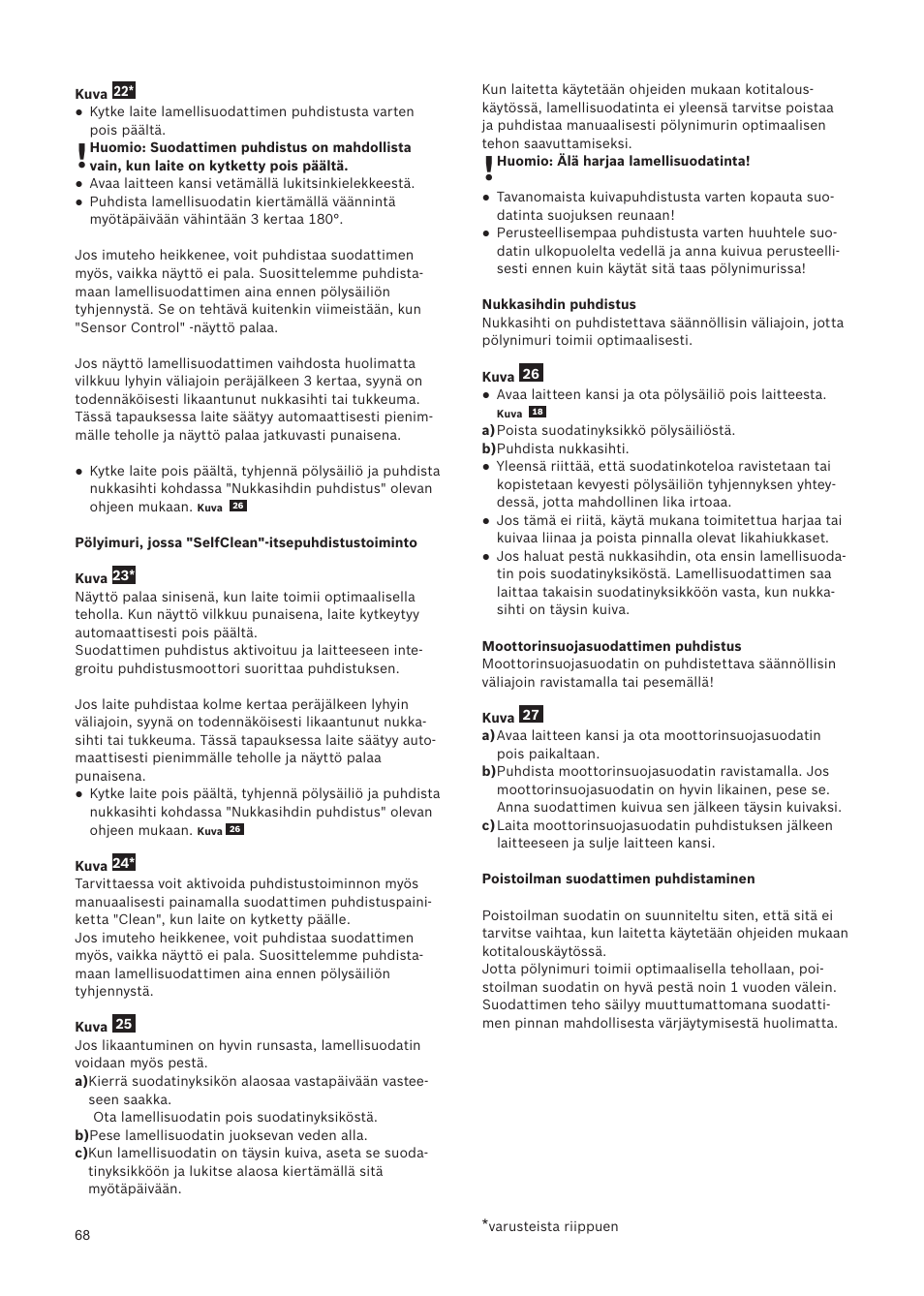 Bosch Relaxxx ProSilence66 Beutelloser Bodenstaubsauger BGS5SIL66A schwarz User Manual | Page 69 / 142