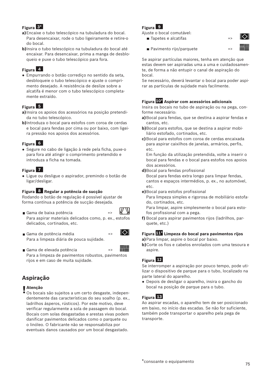 Aspiração | Bosch Relaxxx ProSilence66 Beutelloser Bodenstaubsauger BGS5SIL66A schwarz User Manual | Page 76 / 142