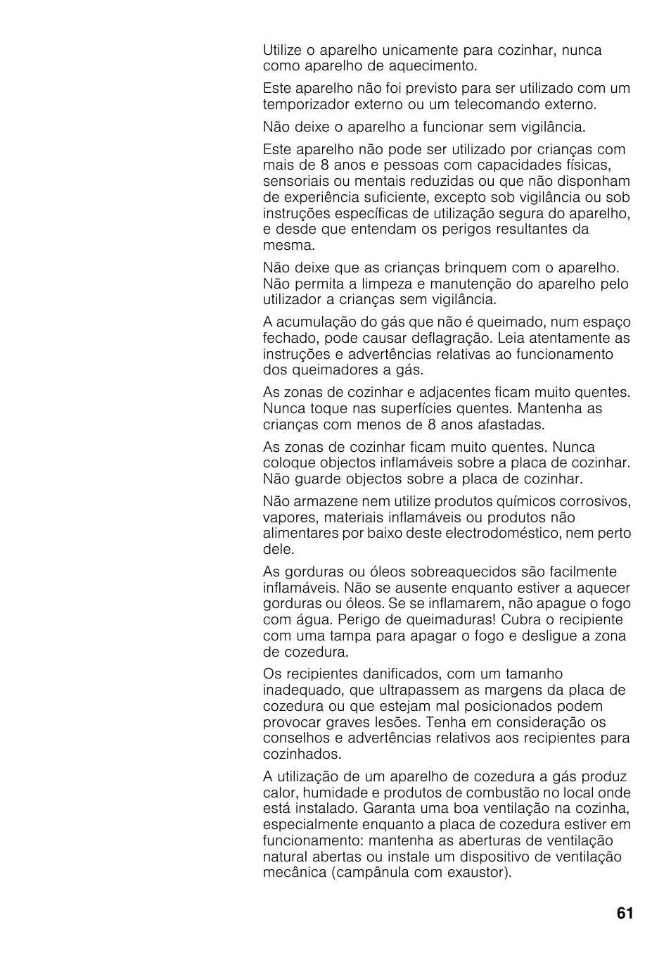 Bosch PRB326B70E Gas-Kochstelle Glaskeramik 30 cm User Manual | Page 60 / 98
