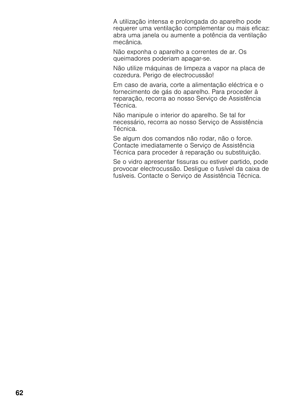 Bosch PRB326B70E Gas-Kochstelle Glaskeramik 30 cm User Manual | Page 61 / 98