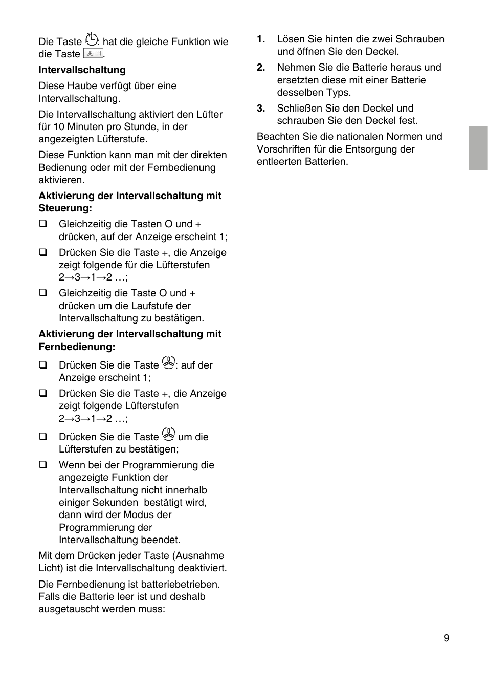 Bosch DID09T950 Edelstahl 90 cm breit Deckenlüftung User Manual | Page 9 / 124