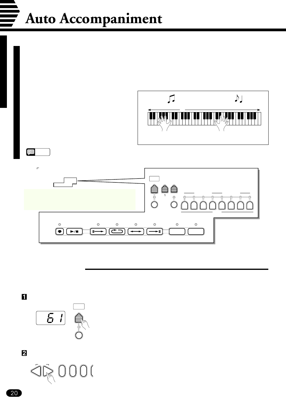 The illustrations here are not available, Selecting a style, Press the [style select] button | Auto accompaniment | Yamaha PSR-410 User Manual | Page 22 / 61