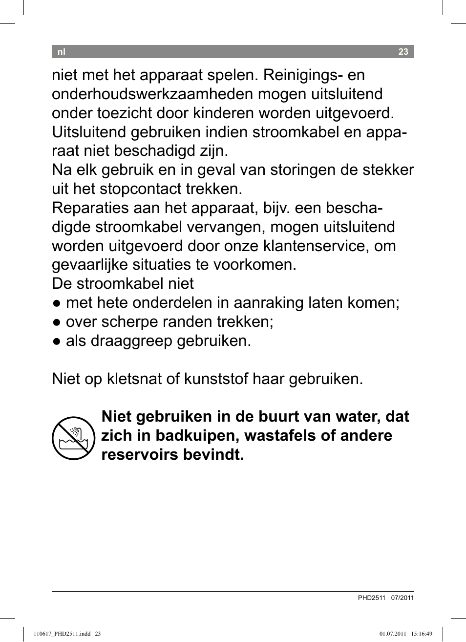 Bosch PHD2511 Haartrockner StarShine DryStyle User Manual | Page 25 / 100