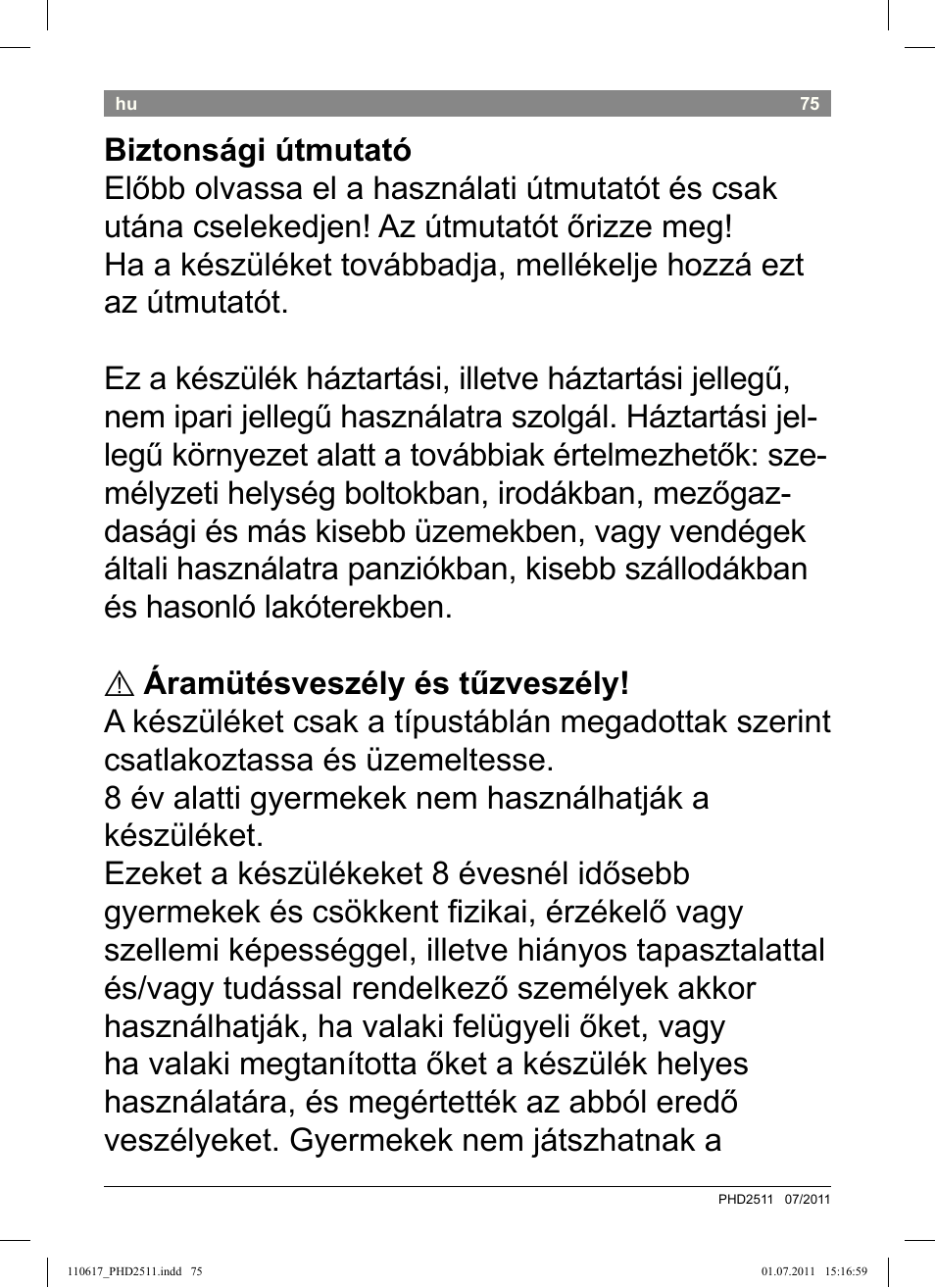 Bosch PHD2511 Haartrockner StarShine DryStyle User Manual | Page 77 / 100