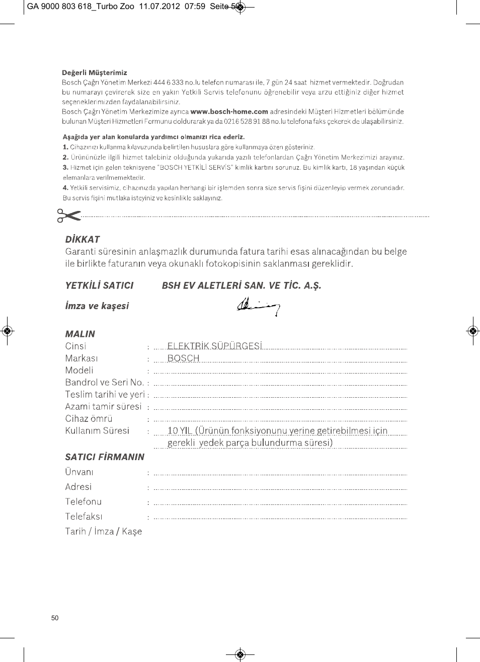 Bosch Zooo ProAnimal Beutelloser Bodenstaubsauger BGS51842 tornadorot User Manual | Page 52 / 57