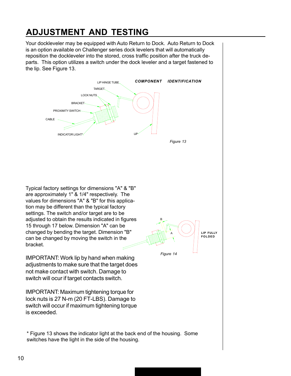 Adjustment and testing | Poweramp CHALLENGER HYDRAULIC 11_96 User Manual | Page 11 / 22