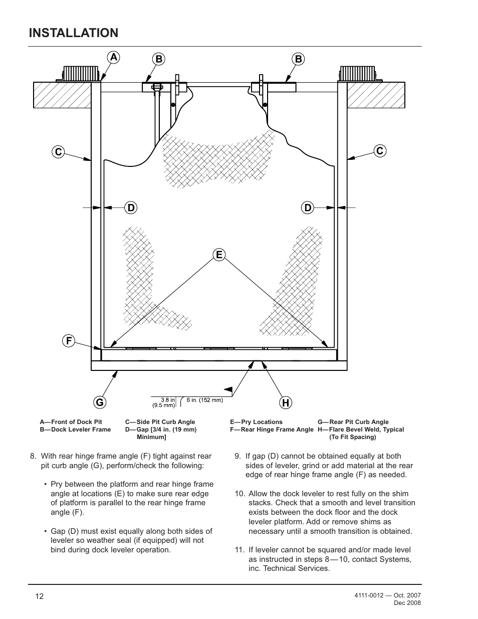Installation | Poweramp LHP SERIES HYDRAULIC 4.2009 User Manual | Page 14 / 36