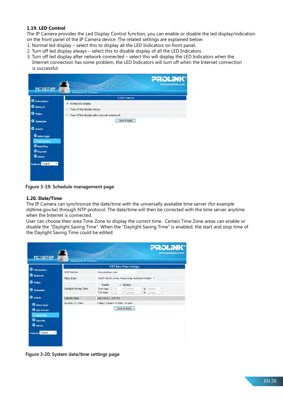 PROLiNK PIC1007WP User Manual User Manual | Page 26 / 43