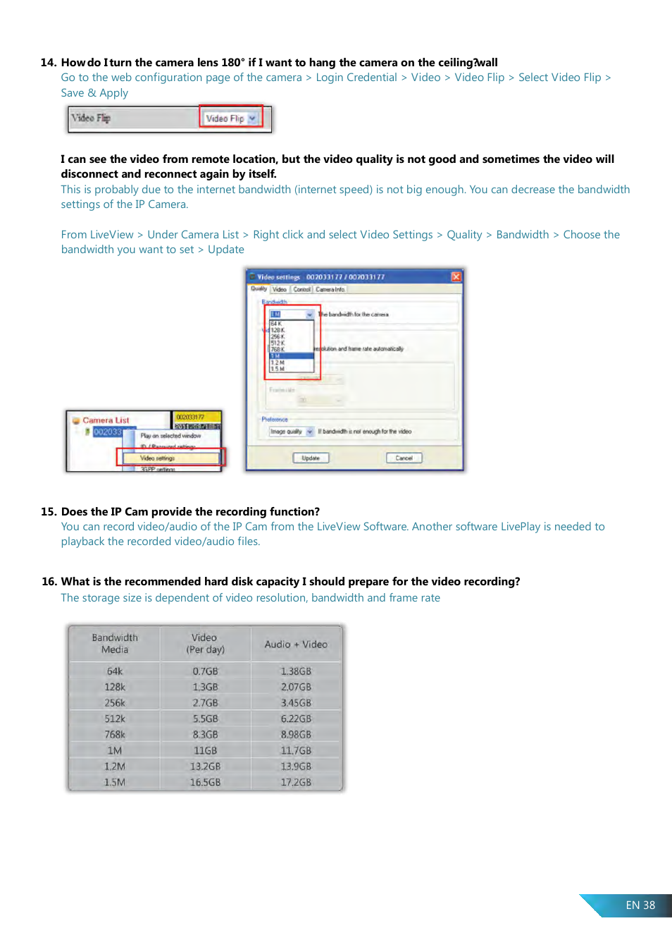 PROLiNK PIC1007WP User Manual User Manual | Page 38 / 43