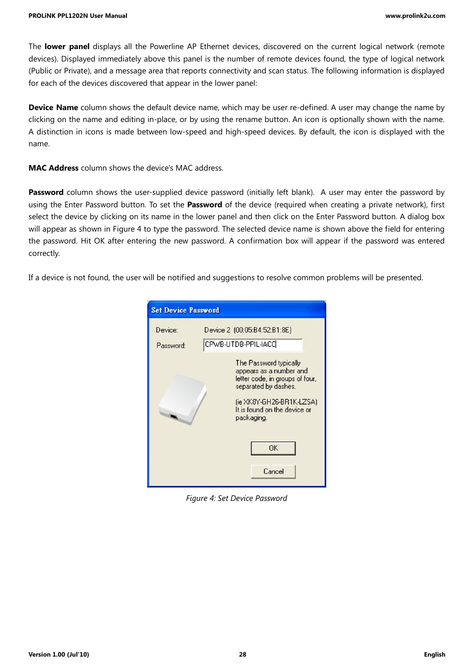 PROLiNK PPL1202N Quick Installation Guide User Manual | Page 28 / 99