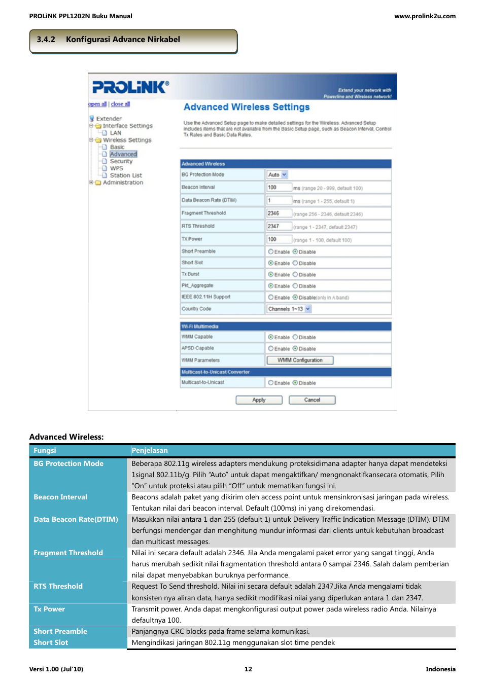 PROLiNK PPL1202N Quick Installation Guide User Manual | Page 62 / 99