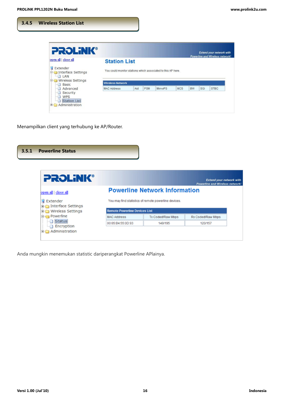 PROLiNK PPL1202N Quick Installation Guide User Manual | Page 66 / 99