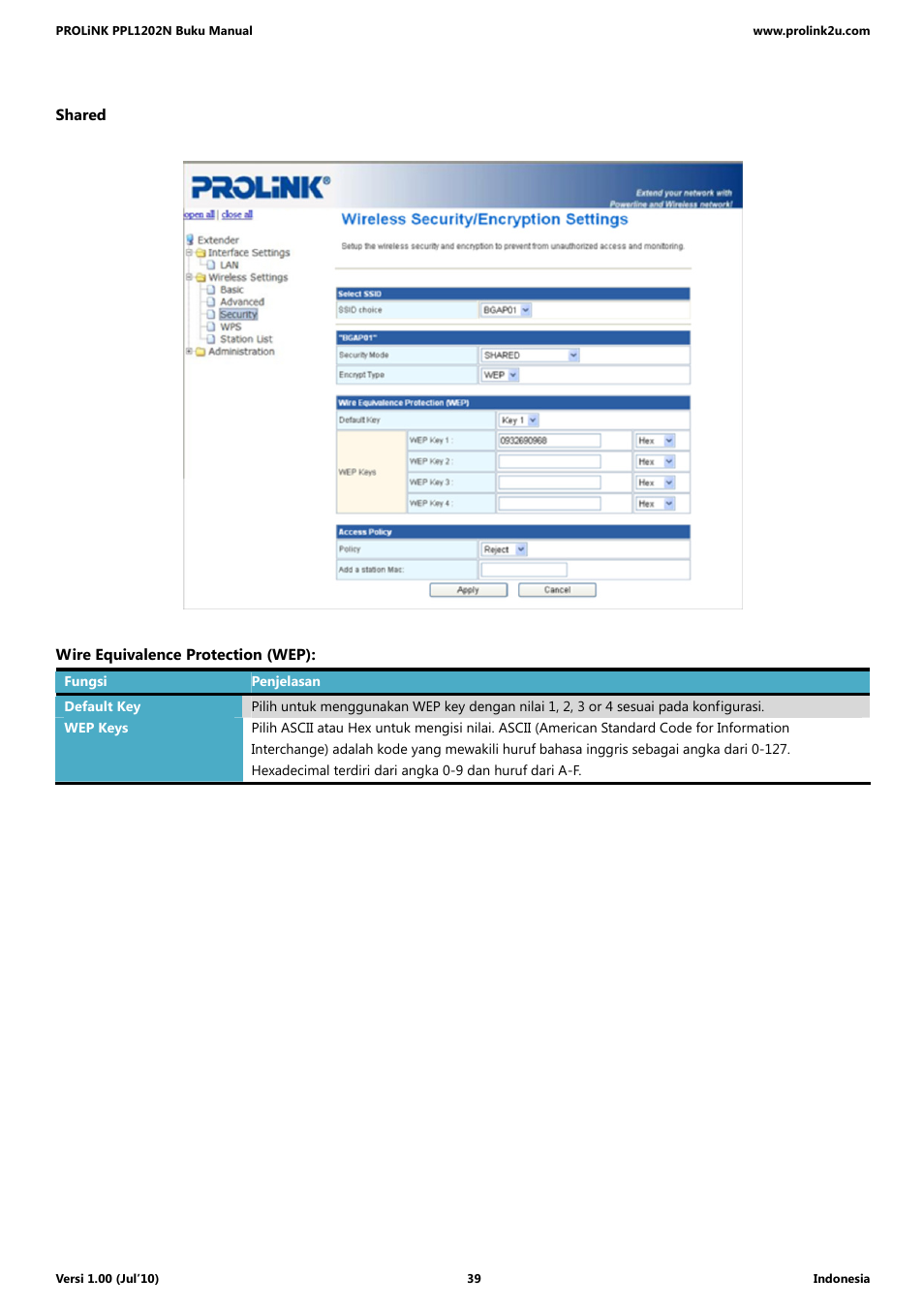 PROLiNK PPL1202N Quick Installation Guide User Manual | Page 89 / 99