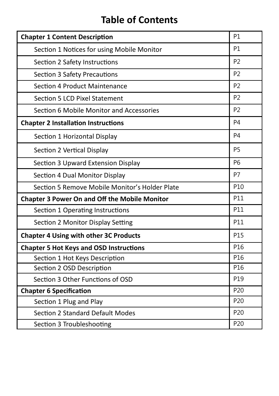 PROLiNK PRO1301WE User Manual User Manual | Page 2 / 24