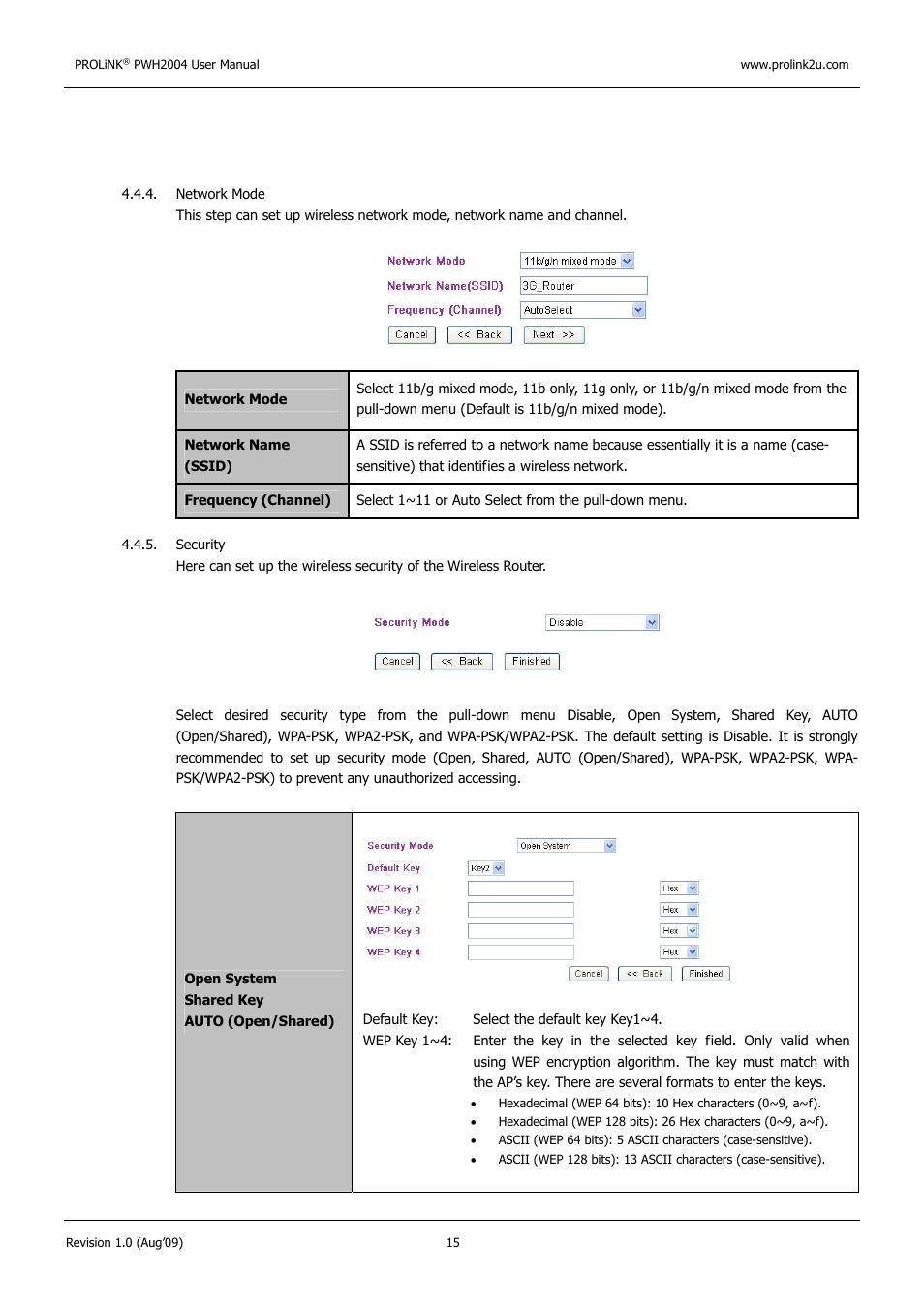 PROLiNK PWH2004 User Manual User Manual | Page 17 / 57