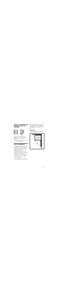 Utiliser la notice de montage, Lieu d’installation, Écart mural | Bosch KSV36BW30 User Manual | Page 11 / 54