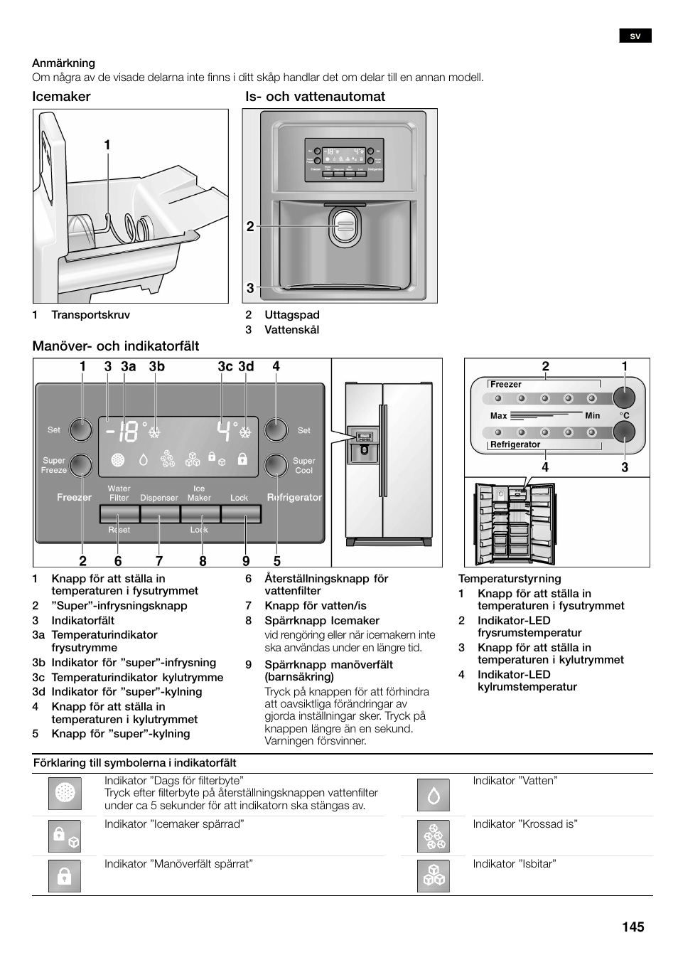 Bosch KAN60A45 Frigorífico americano No Frost Puertas acero mate antihuellas 180 x 90 cm EAN 4242002627571 User Manual | Page 145 / 263