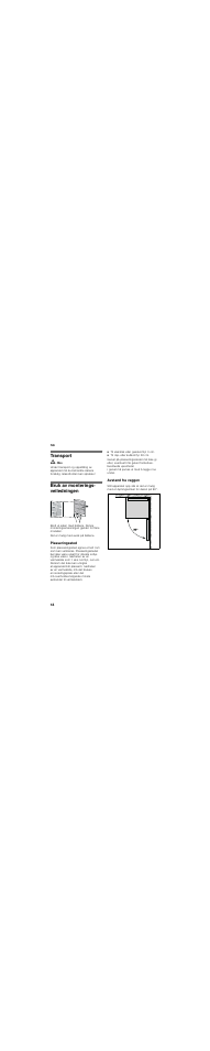 Transport, Bruk av monterings- veiledningen, Plasseringssted | Avstand fra veggen | Bosch KGN49SQ21R User Manual | Page 18 / 44