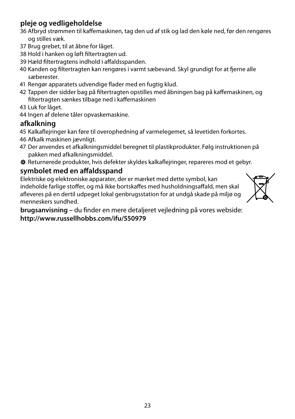 RUSSELL HOBBS DELUXE User Manual | Page 23 / 68