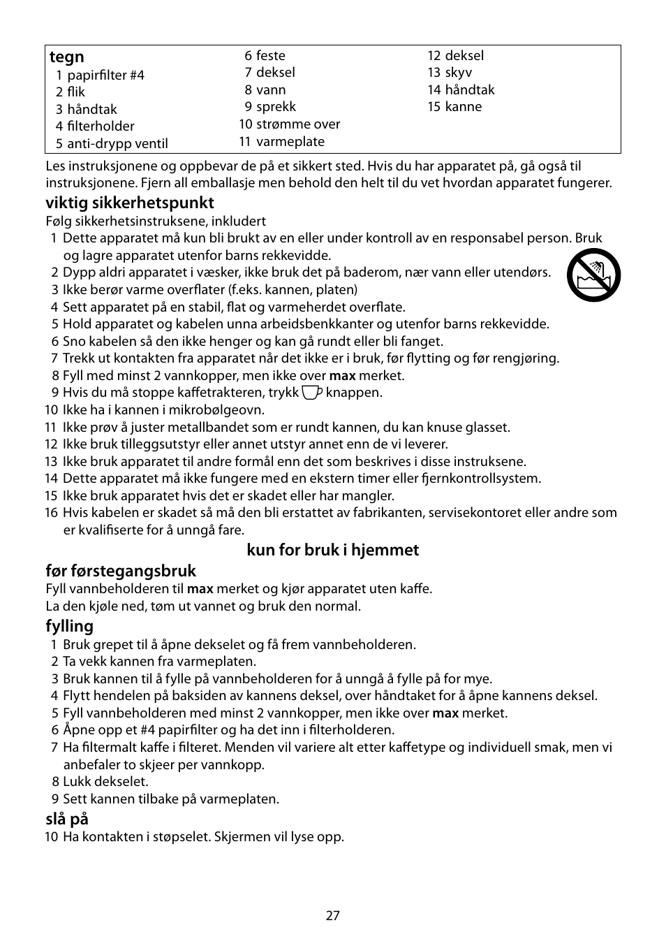 RUSSELL HOBBS DELUXE User Manual | Page 27 / 68