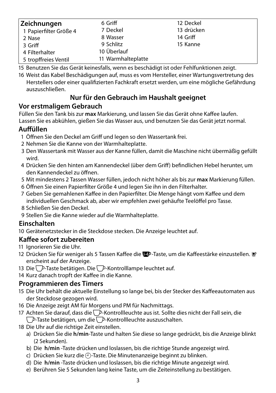 RUSSELL HOBBS DELUXE User Manual | Page 3 / 68