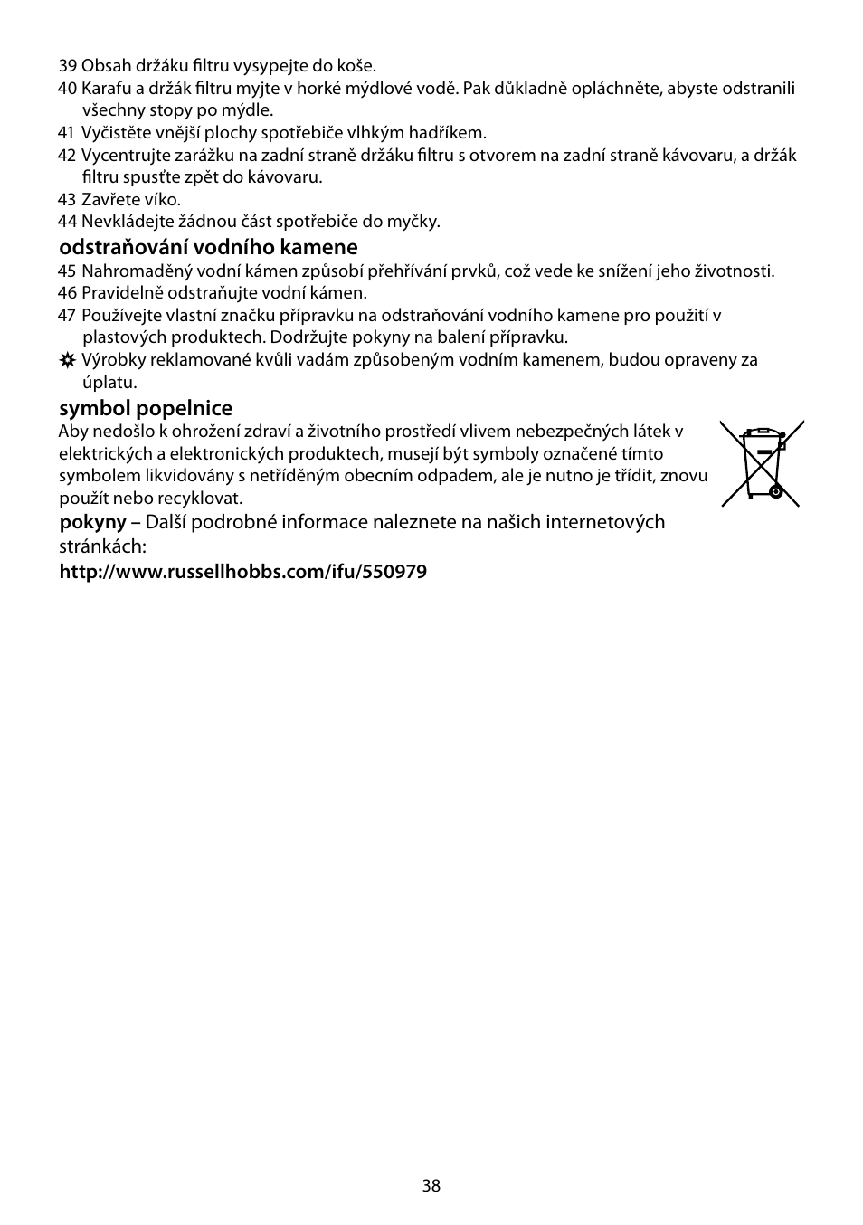 RUSSELL HOBBS DELUXE User Manual | Page 38 / 68