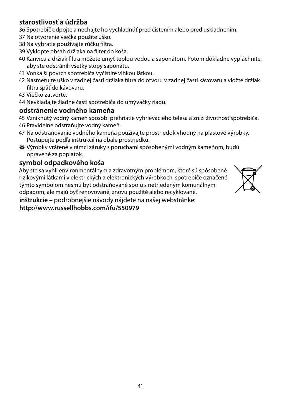 RUSSELL HOBBS DELUXE User Manual | Page 41 / 68