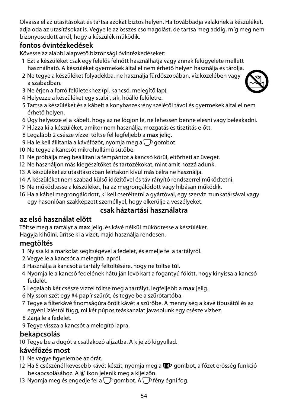 RUSSELL HOBBS DELUXE User Manual | Page 54 / 68