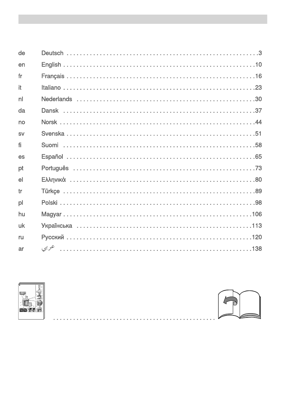 Bosch MES4000 Licuadora. EAN 4242002770048 User Manual | Page 2 / 145
