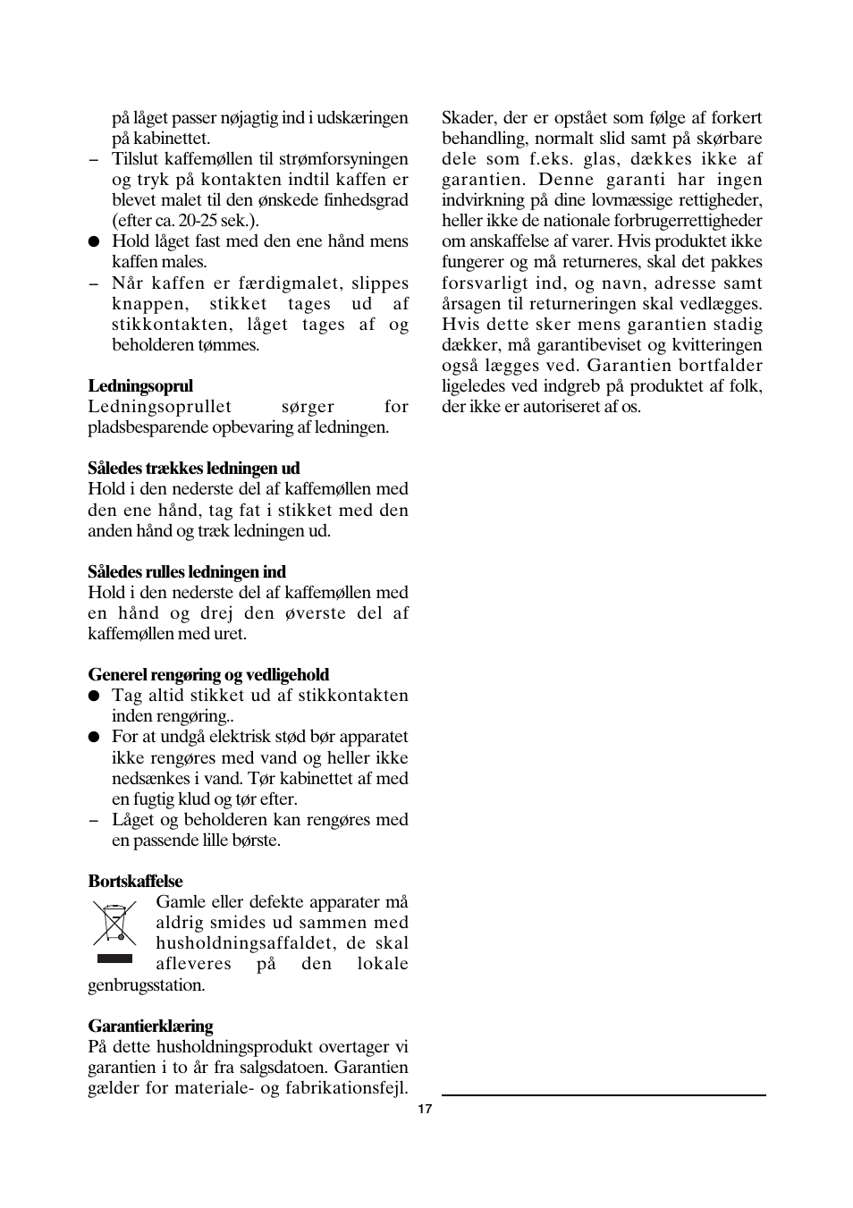 SEVERIN KM 3872 User Manual | Page 17 / 34