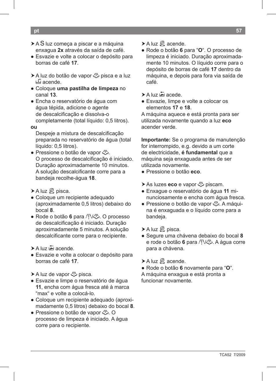 Bosch TCA 5201 User Manual | Page 61 / 100