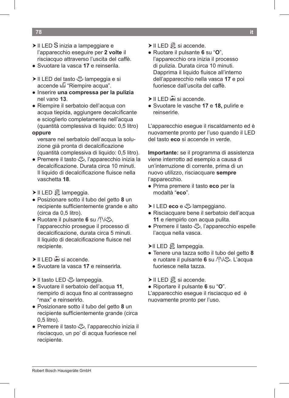 Bosch TCA 5201 User Manual | Page 82 / 100