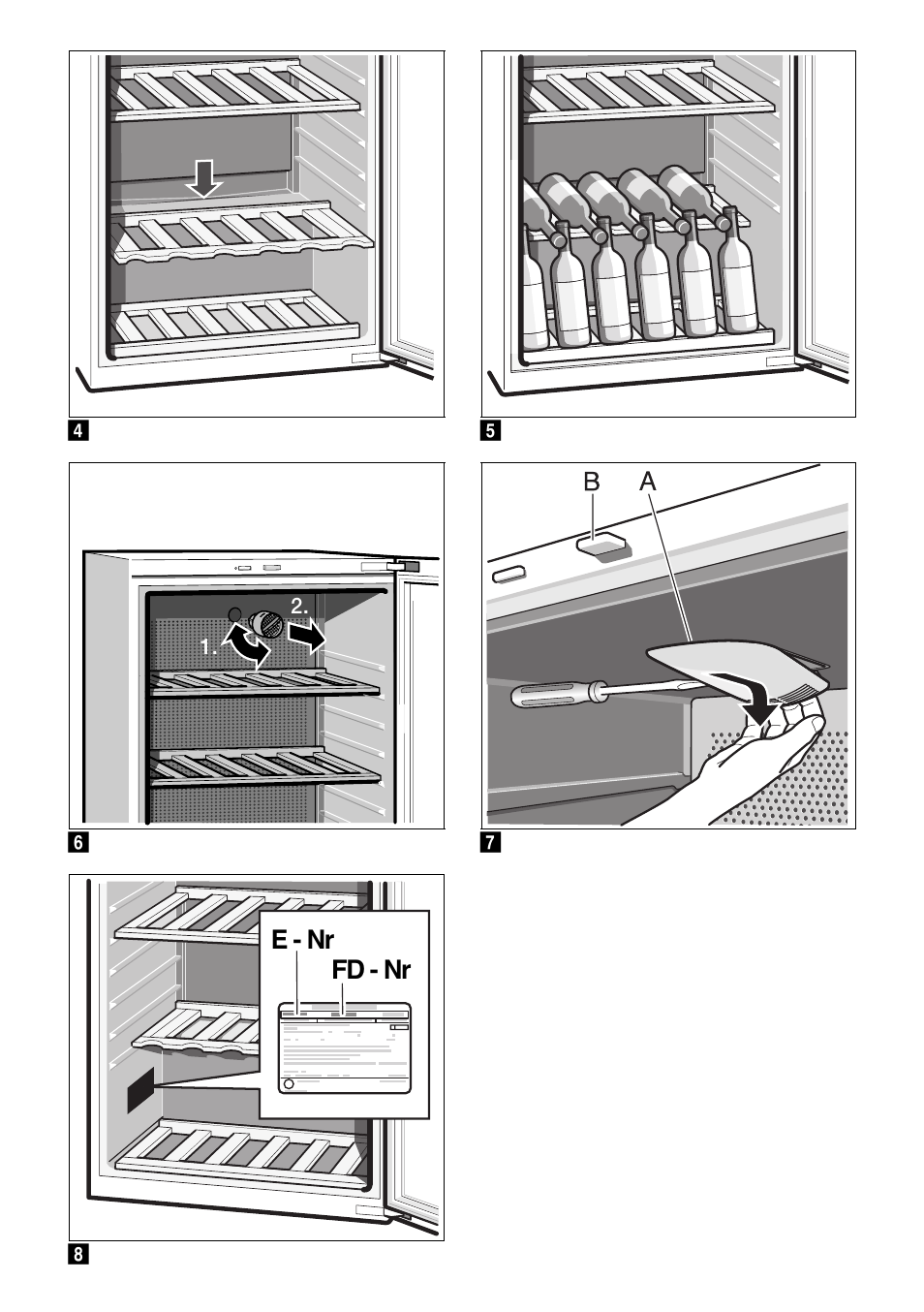 Bosch KSW30V80 Cave à vin de conservation Confort User Manual | Page 59 / 62