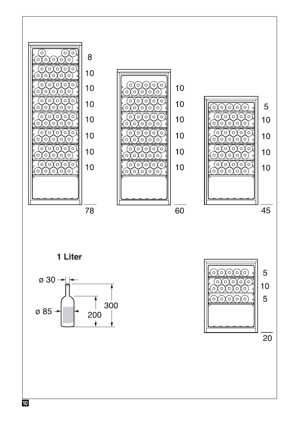 Bosch KSW30V80 Cave à vin de conservation Confort User Manual | Page 61 / 62