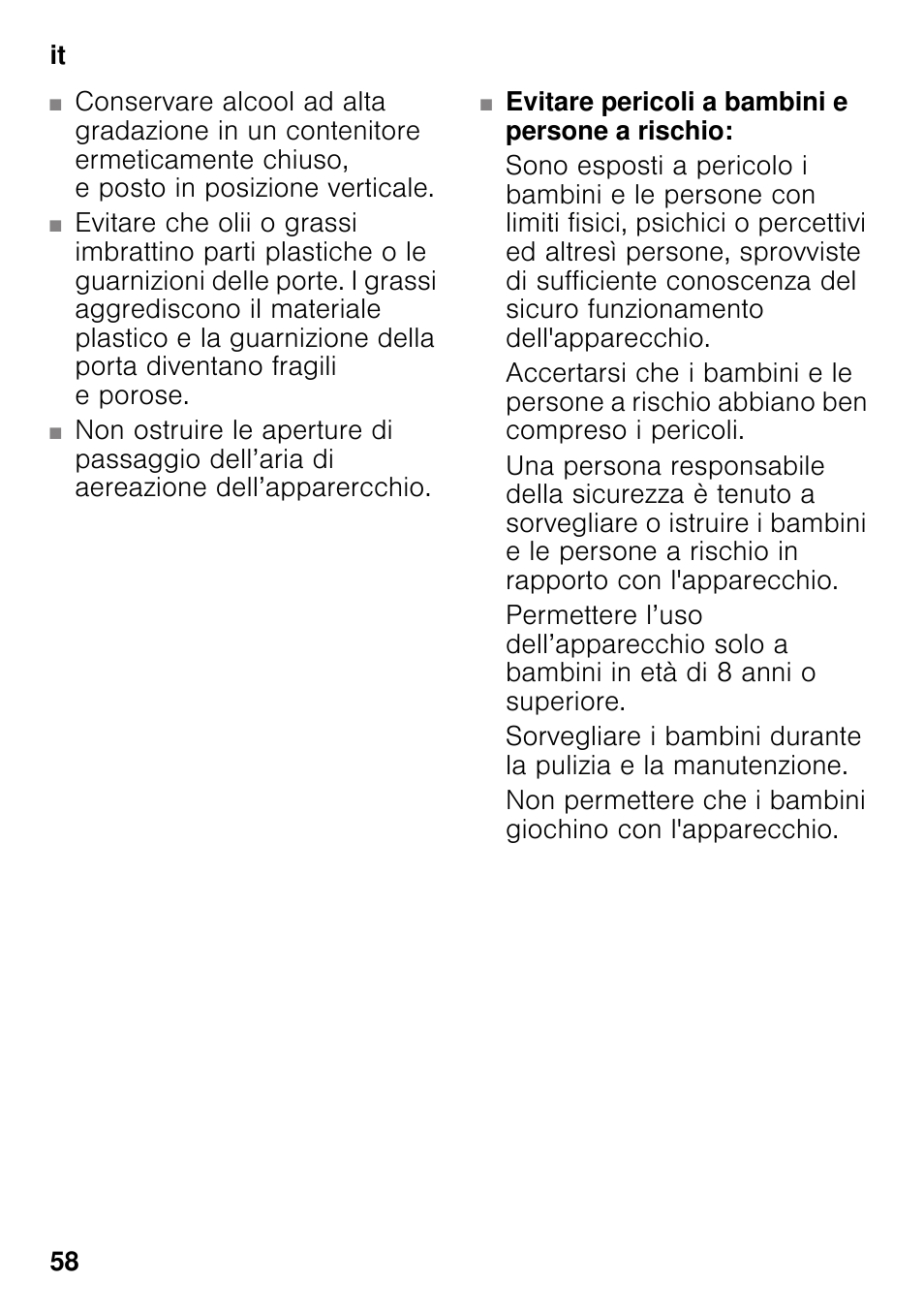 Bosch KDN32X45 Réfrigérateur-congélateur 2 portes Confort User Manual | Page 58 / 95