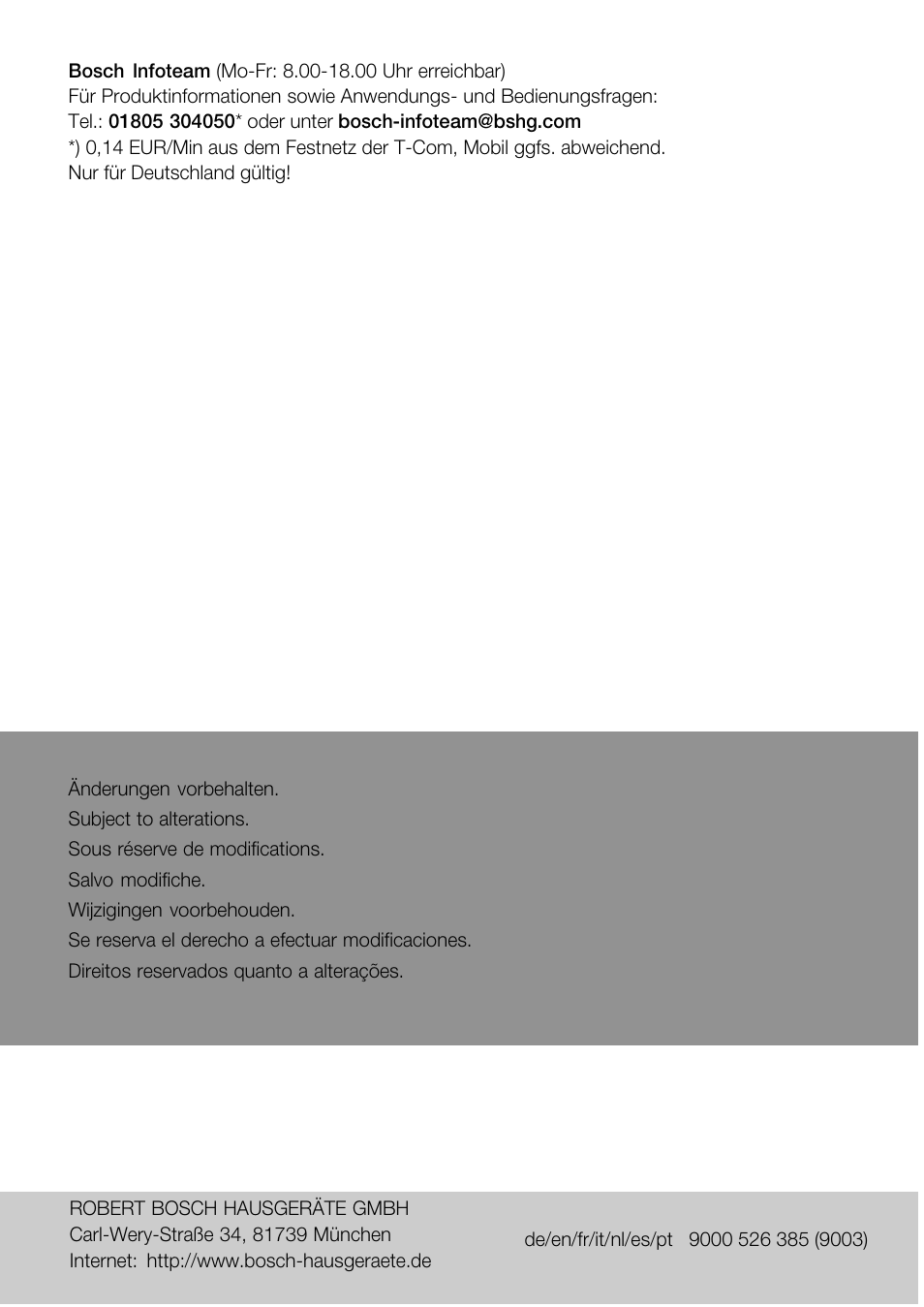 Bosch KGN36SM30 Réfrigérateur-congélateur combiné Premium Luxe User Manual | Page 143 / 143