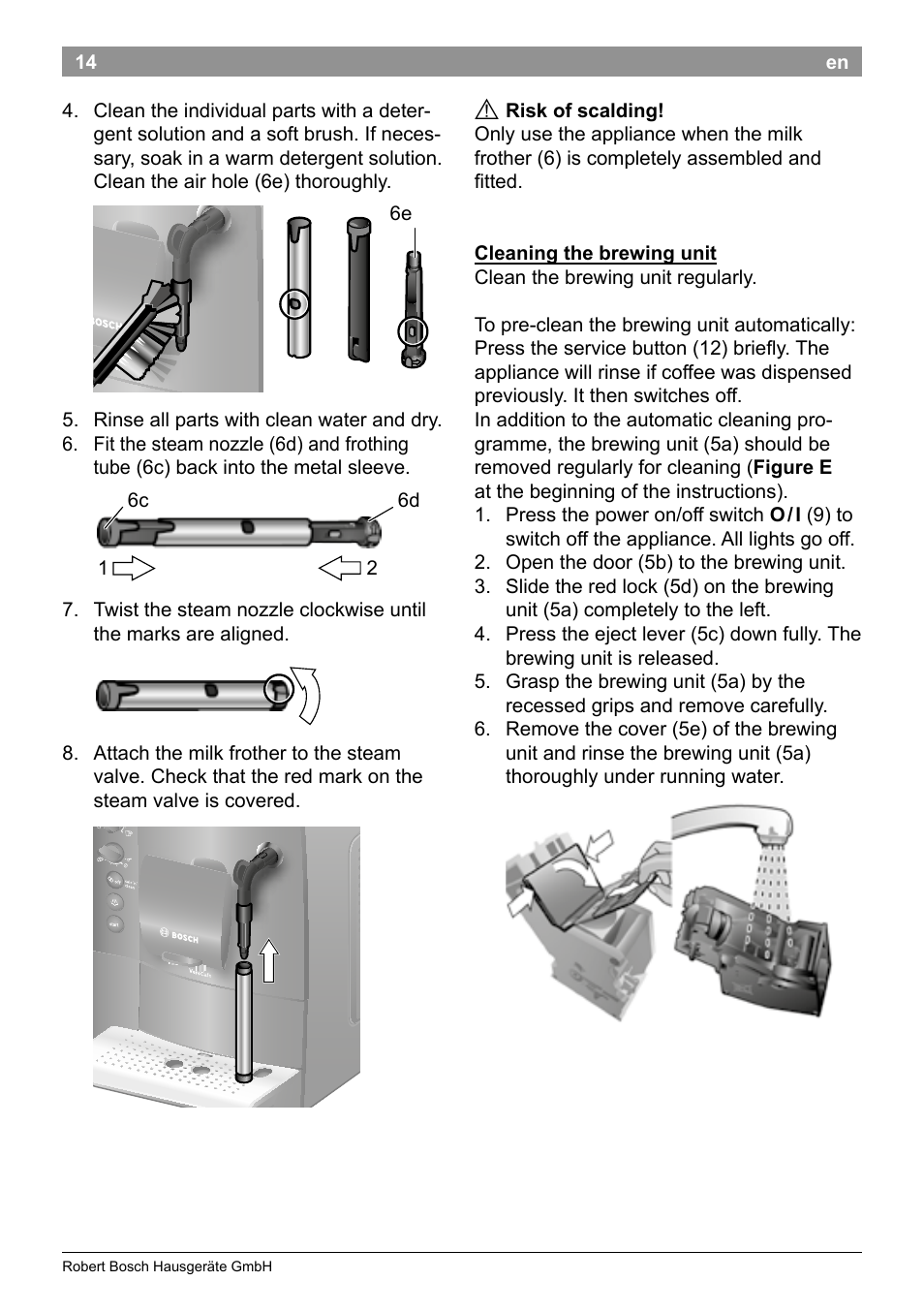 Bosch TES50129RW VeroCafe Machine à café Expresso automatique Noir User Manual | Page 18 / 122
