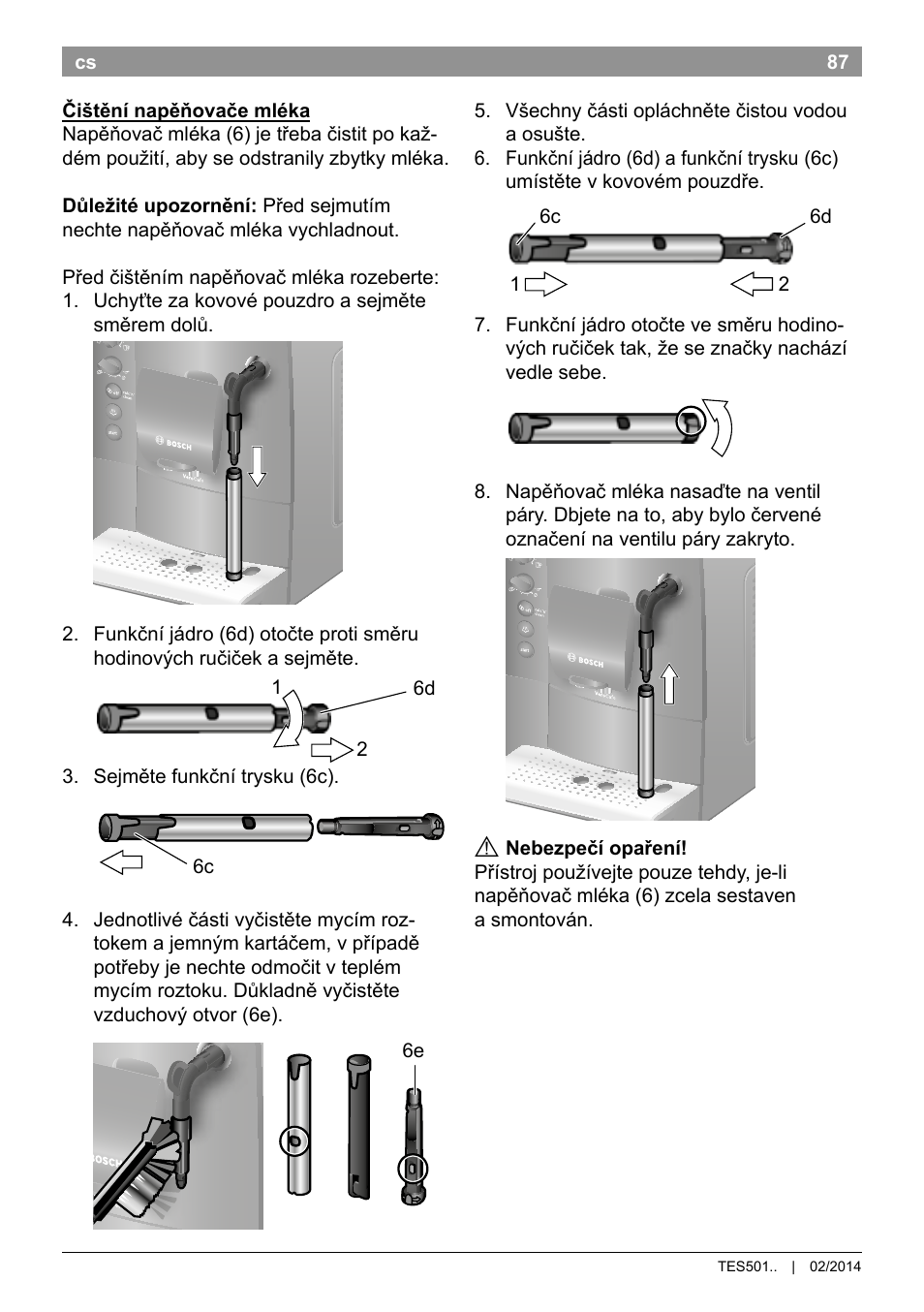 Bosch TES50129RW VeroCafe Machine à café Expresso automatique Noir User Manual | Page 91 / 122