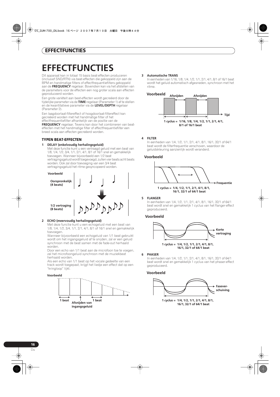 Effectfuncties | Pioneer DJM-700-S User Manual | Page 120 / 184