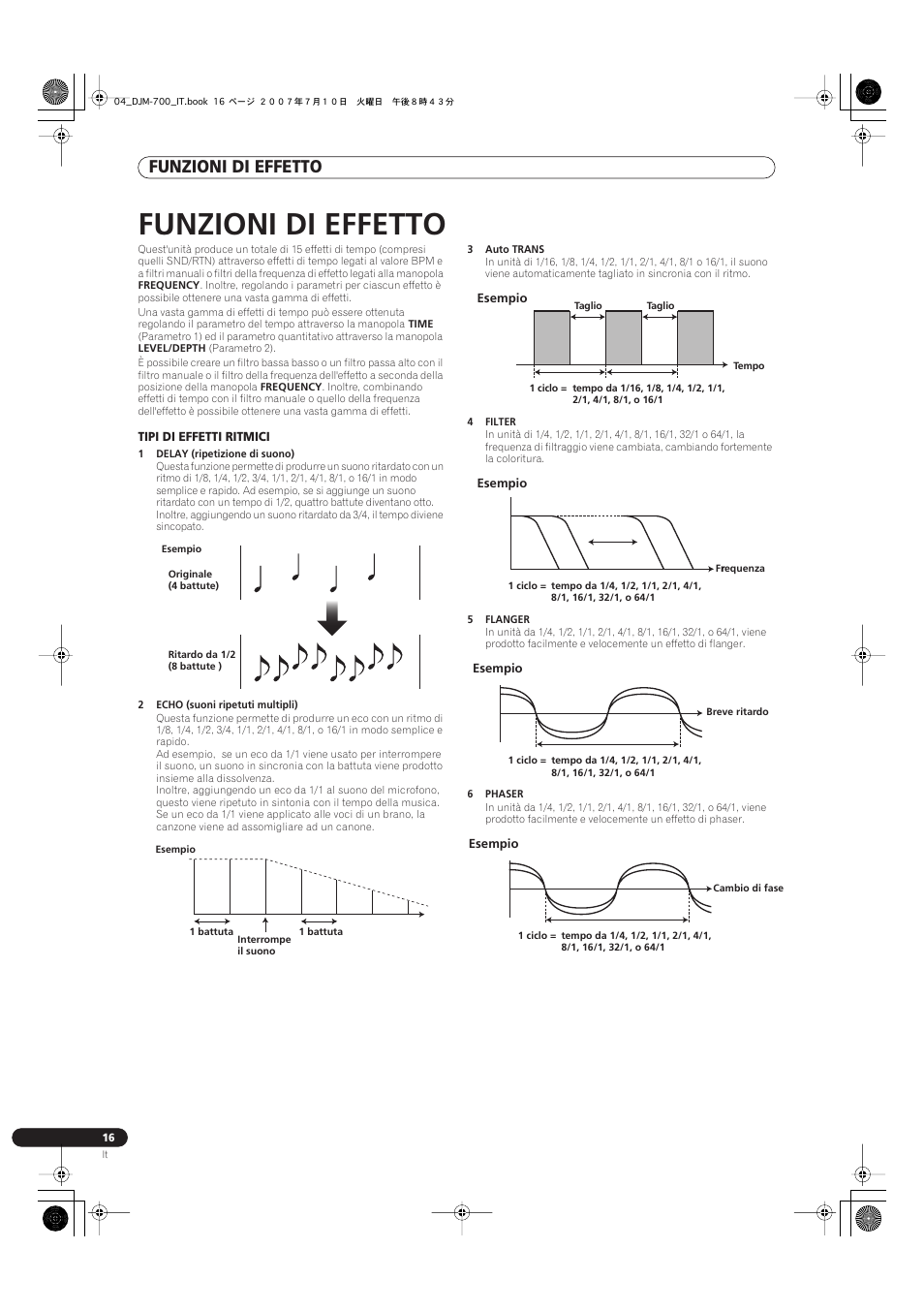 Funzioni di effetto | Pioneer DJM-700-S User Manual | Page 94 / 184