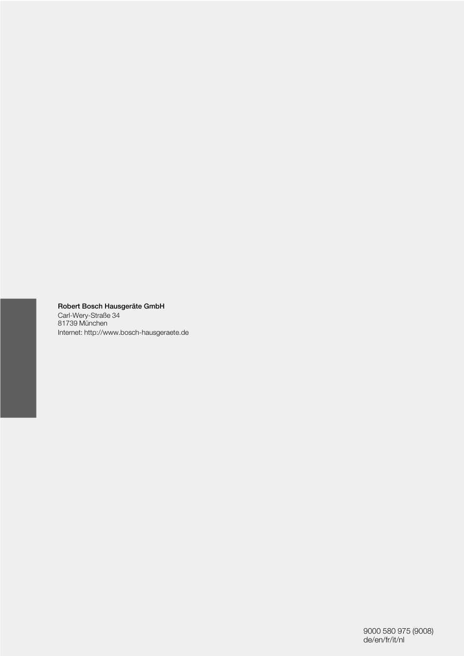 Bosch KAD62S51 Réfrigérateur-congélateur américain Premium User Manual | Page 114 / 114