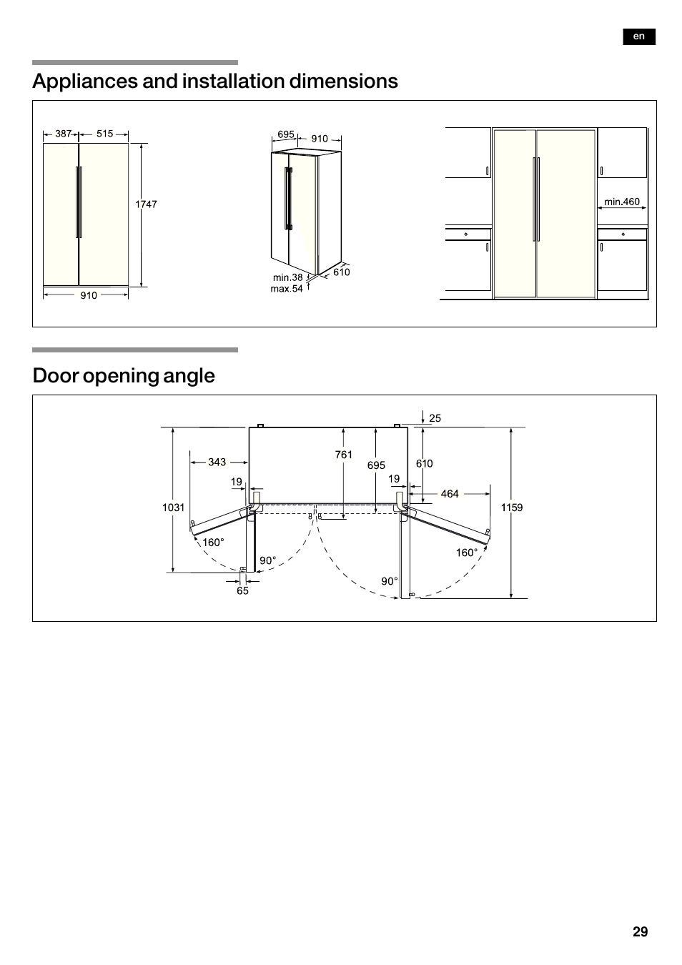 Bosch KAD62S51 Réfrigérateur-congélateur américain Premium User Manual | Page 29 / 114