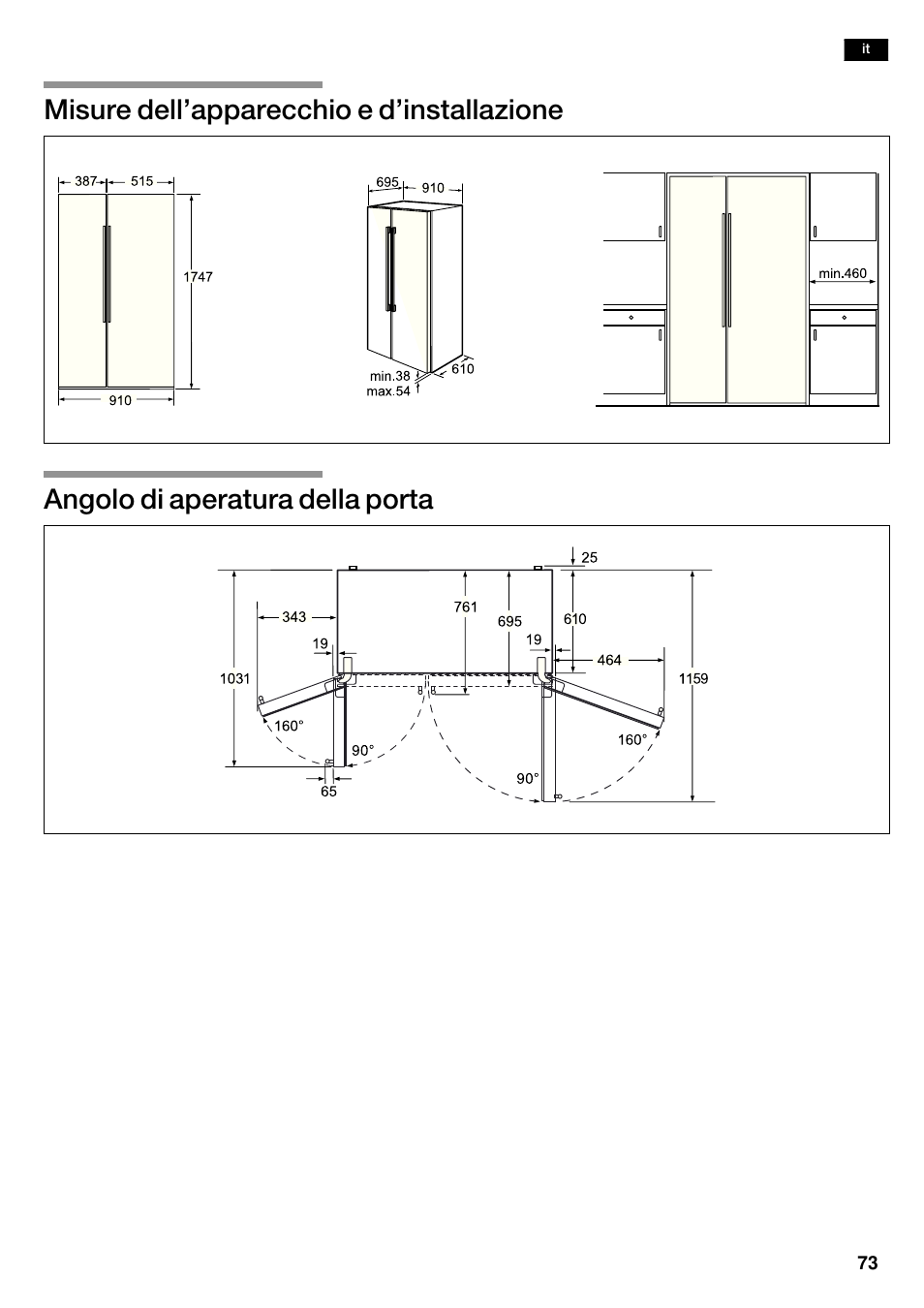 Bosch KAD62S51 Réfrigérateur-congélateur américain Premium User Manual | Page 73 / 114