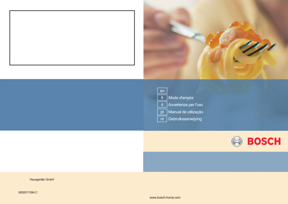 Bosch PCD345DEU Domino gaz 30 cm User Manual | 86 pages