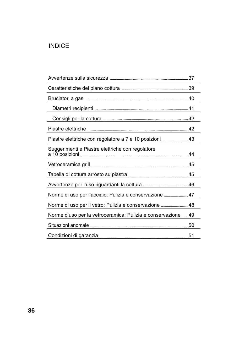 Indice | Bosch PCD345DEU Domino gaz 30 cm User Manual | Page 37 / 86
