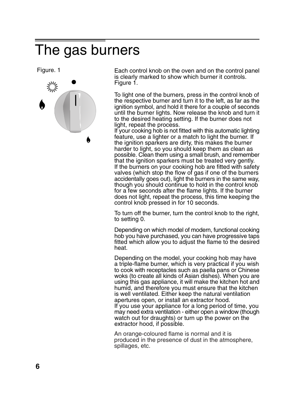 The gas burners | Bosch PCD345DEU Domino gaz 30 cm User Manual | Page 7 / 86