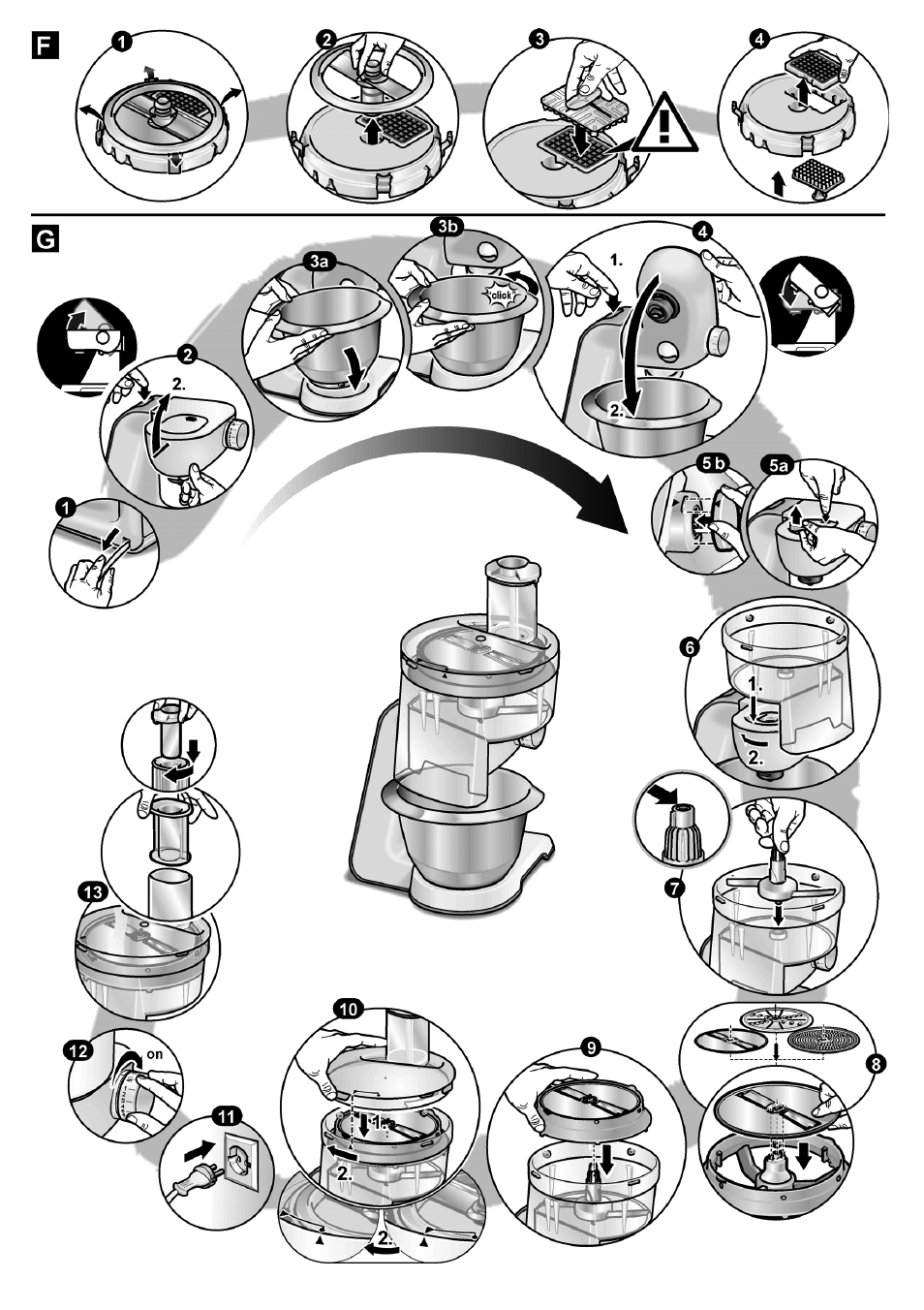 Bosch MUZ5CC1 Découpe-dés pour découper des fruits légumes fromage et viande cuite en forme de dés Pour Kitchen machine MUM5 User Manual | Page 94 / 94